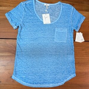Joie Light Blue Short Sleeve Tee, size S